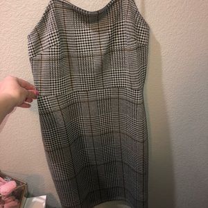 Never worn size small plaid gingham dress